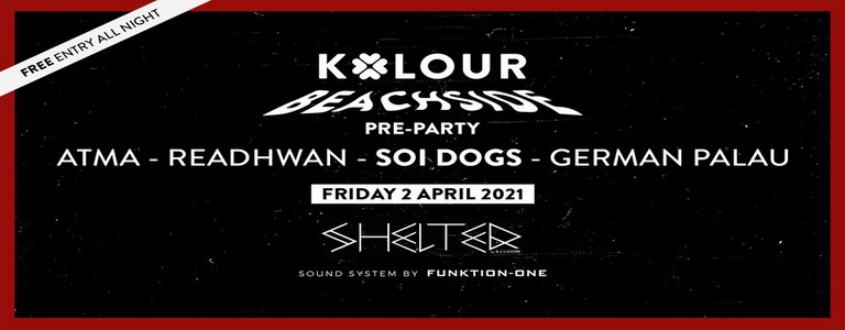 Kolour Beachside | Official Pre-Party at Shelter 