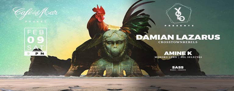 Yolo pres. Damian Lazarus & Amine K at Cafe del Mar 