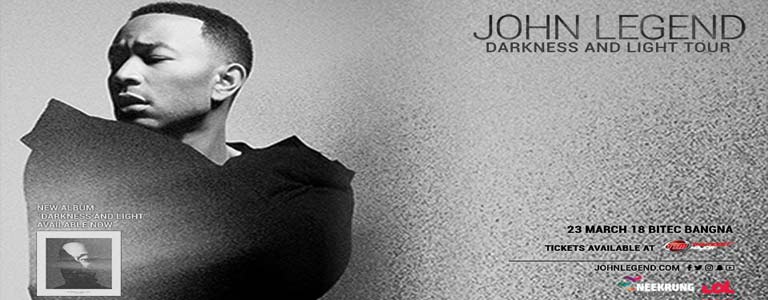 John Legend Darkness and Light Tour First Time Live in Bkk