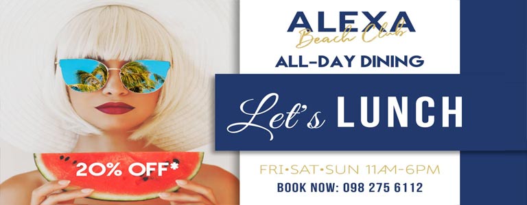 Let's Lunch | Alexa Beach Club Pattaya