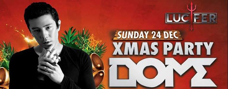 Christmas Eve Party with Dome Pakorn Lam at Lucifer Disko Pattaya 