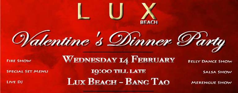 Lux Beach Valentine's Dinner Party