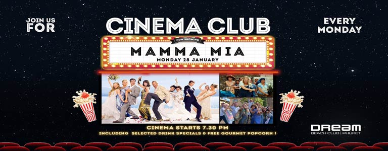 Dream Beach Cinema Club Presents MAMMA MIA