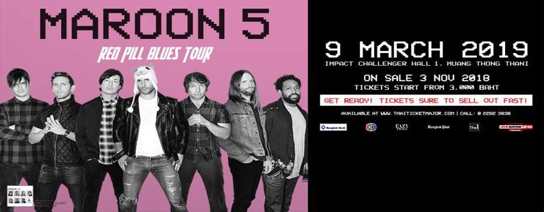 Maroon 5: Red Pill Blues Tour in Bangkok