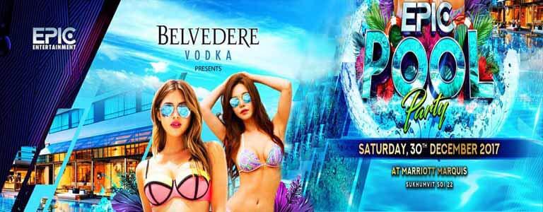 EPIC POOL PARTY at Bangkok Marriott Marquis Queen’s Park 