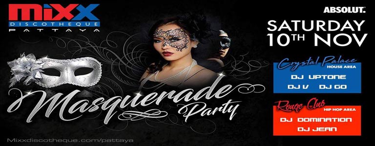 Masquerade Party at Mixx Discotheque Pattaya 