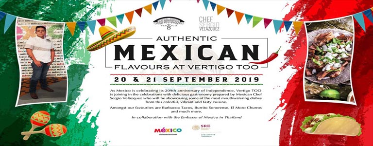 Authentic Mexican Flavours at Vertigo TOO 