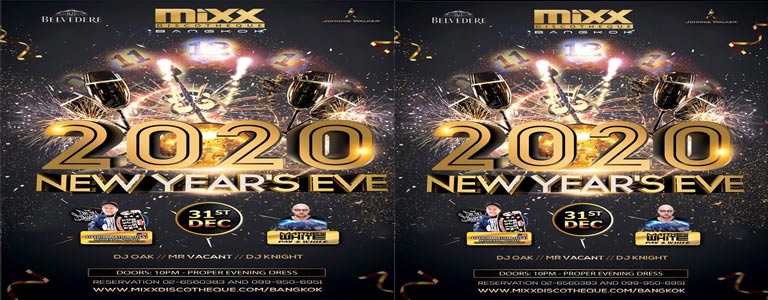 MiXX Bangkok New Year's Eve 2020 Party
