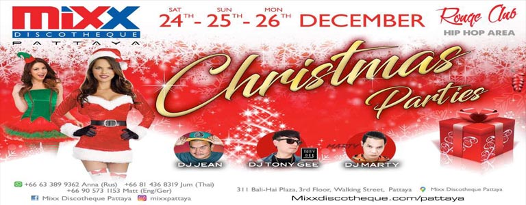 Mixx Pattaya Christmas Parties