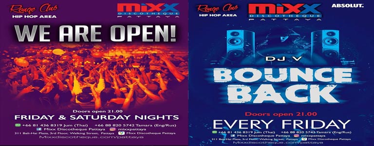 Mixx Pattaya Weekend Parties