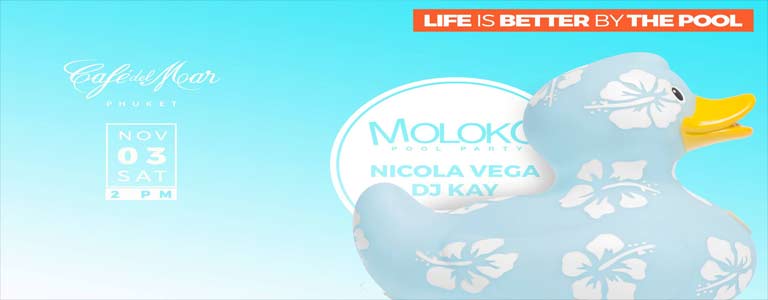 Cafe del Mar presents Moloko Pool Party "Get in da Pool" 