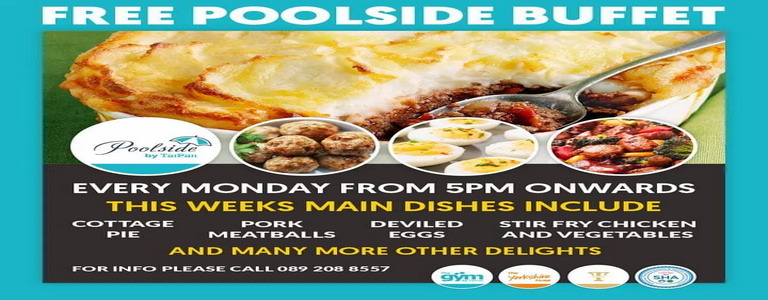 Monday FREE Buffet at Poolside by TaiPan