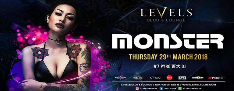 DJ Monster at Levels Club & Lounge Bkk
