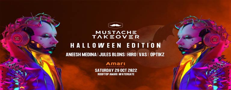 Mustache Takeover Amari Watergate | Halloween 2022