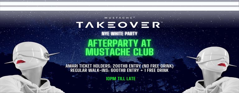 NYE White Party | After Party at Mustache 