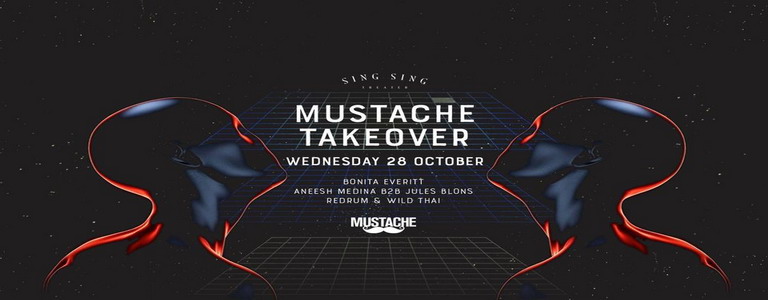 Mustache Takeover at Sing Sing Theater