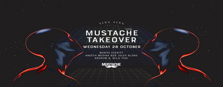 Mustache Takeover at Sing Sing Theater