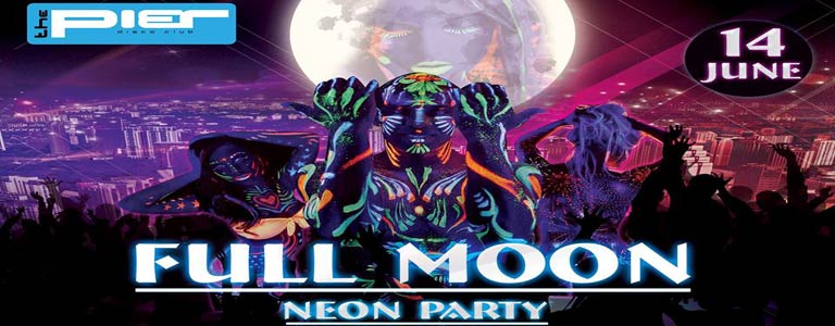 Full Moon Neon Party at The Pier