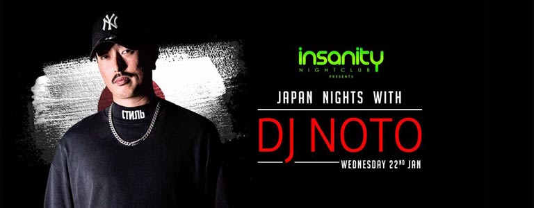 Japan Nights with DJ Noto at Insanity