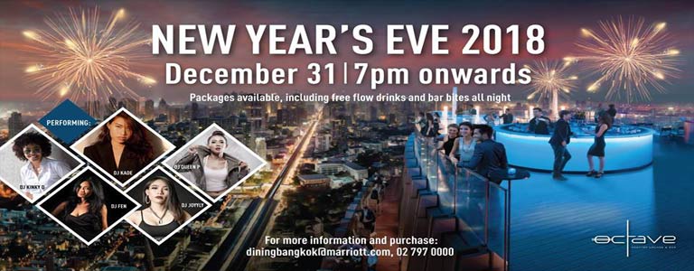 New Year's Eve at Octave Rooftop Lounge & Bar