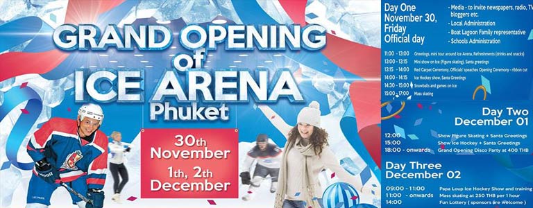 Grand Opening of Ice Arena Phuket