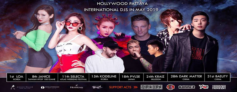 Hollywood Pattaya Party Djs