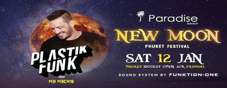 New Moon Festival w/ Plastik Funk at Paradise Beach