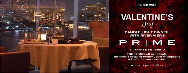 Valentine's Day at PRIME Hosted by Millennium Hilton Bangkok