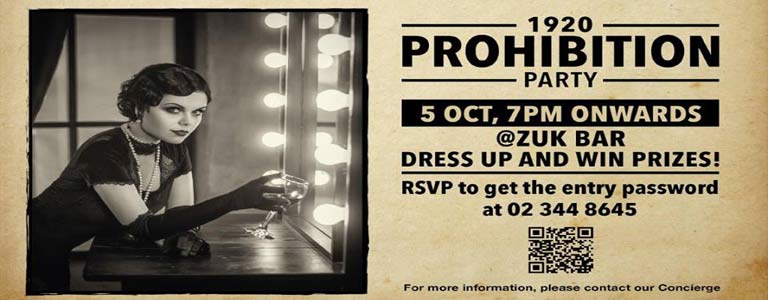 Prohibition Party at The Sukhothai Bangkok