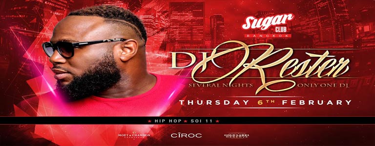 Sugar Club invites DJ Rester