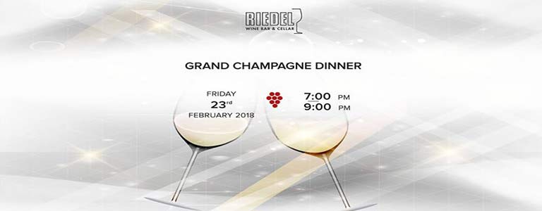 Grand Champagne Dinner Hosted by Riedel Wine Bar & Cellar at Gaysorn Plaza