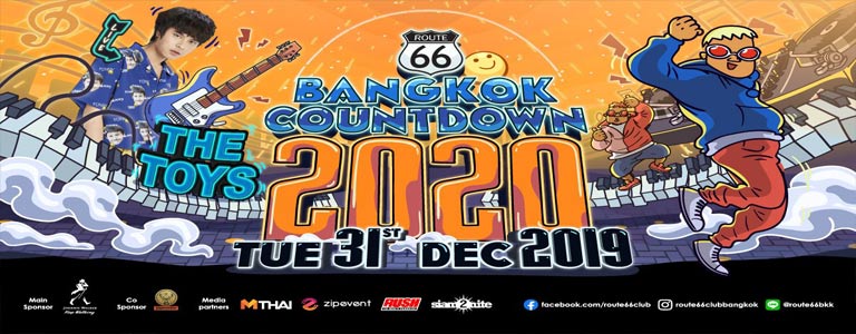 Route66 Bangkok Countdown 2020