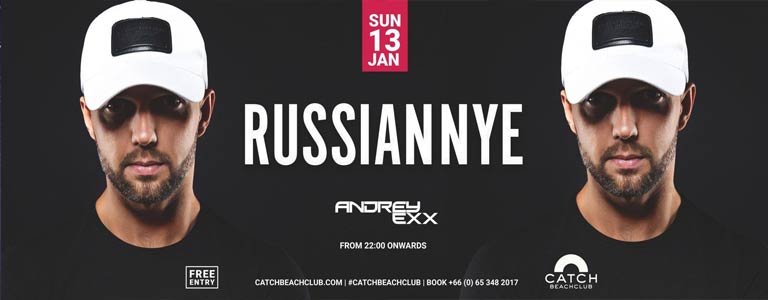Russian NYE with Andrey Exx at Catch Beach Club 