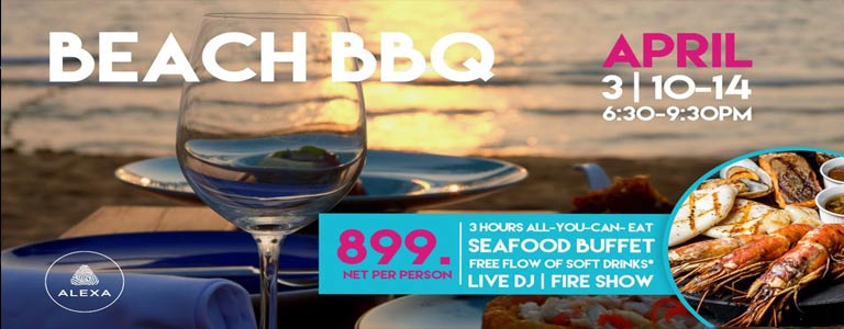BEACH BBQ | Seafood Buffet at Alexa Beach Club