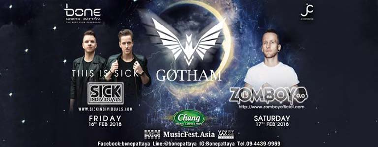 Bone Pattaya & Chang Music Connections present Zomboy