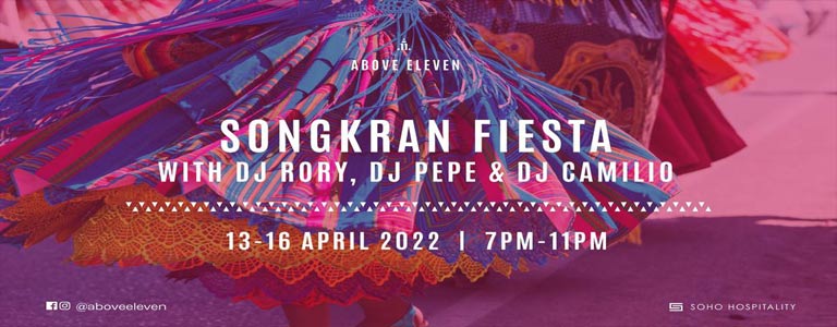 Songkran Fiesta at Above Eleven