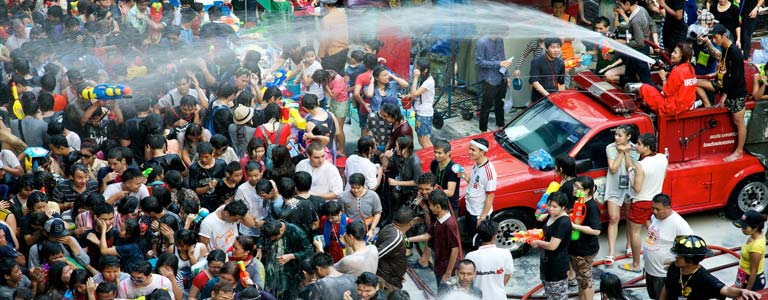 Songkran Celebrations in Bangkok