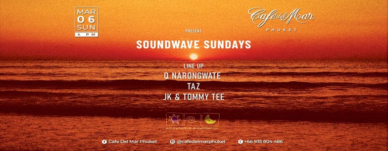 Soundwave Sundays at Café Del Mar Phuket