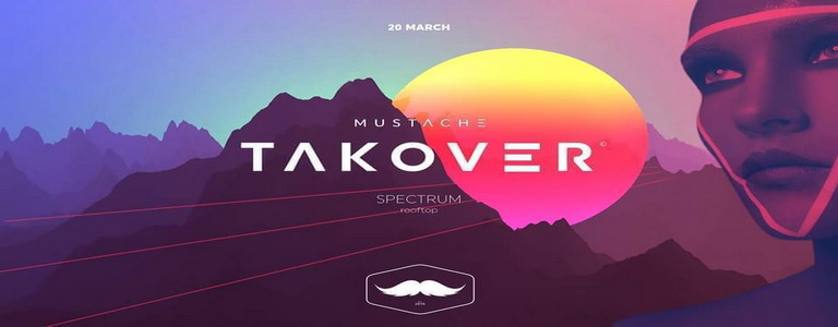 Mustache Takeover Spectrum Rooftop
