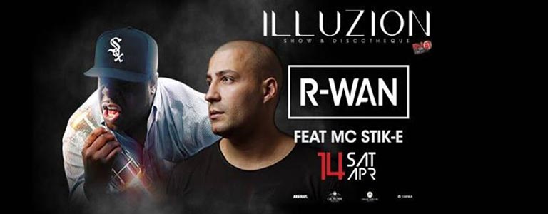 R-WAN feat MC Stik-E at Illuzion