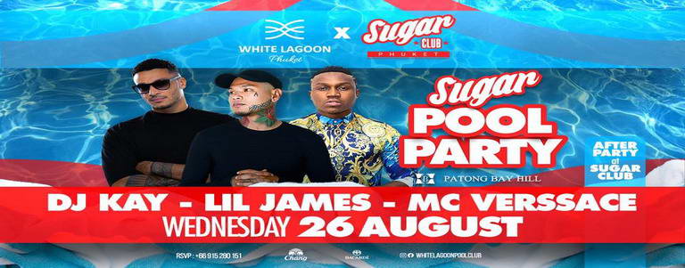 Sugar Pool Party with DJ Kay, Lil James & MC Verssace