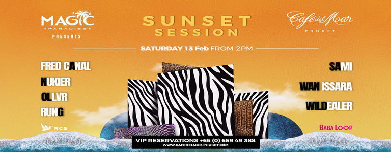 SUNSET SESSION at Café Del Mar Phuket