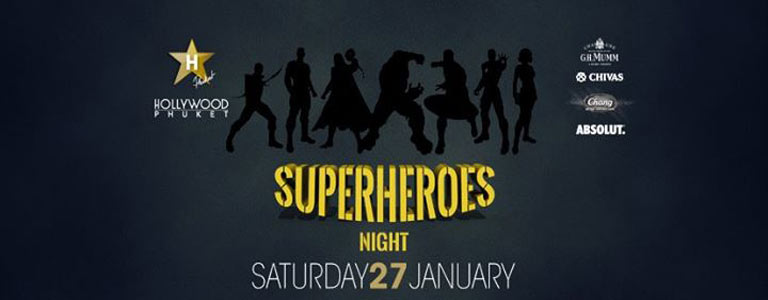 Superheroes Night Party at Hollywood Phuket