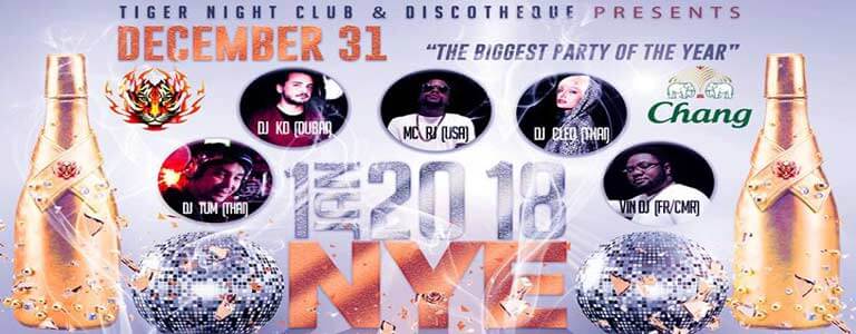 New Year's Eve at Tiger Disco Phuket