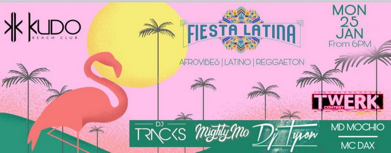 FIESTA LATINA - Twerk Contest at Kudo Beach Club