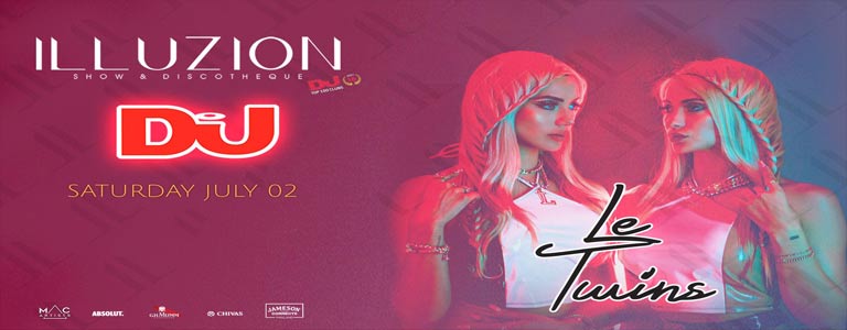 LE TWINS at Illuzion Phuket | SAT 02 JULY