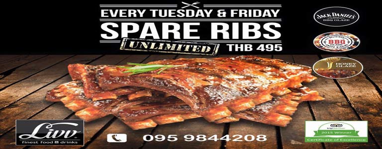 Unlimited Spare Ribs at Livv