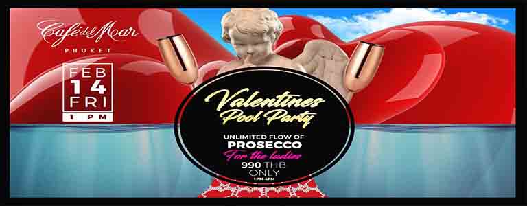 Valentine's Day Pool Party at Café del Mar