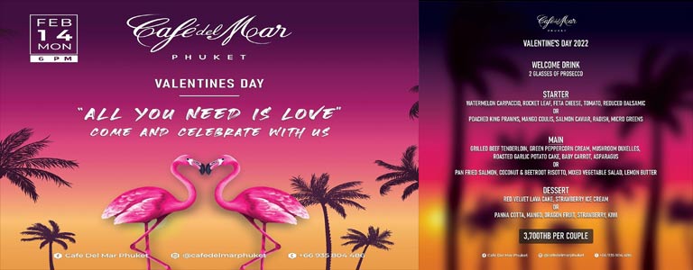 Valentine's Day at Café Del Mar Phuket