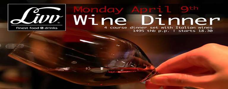 Wine Dinner at Livv Pattaya